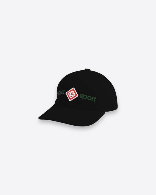 Casablanca Black Casa Sport Logo Cap