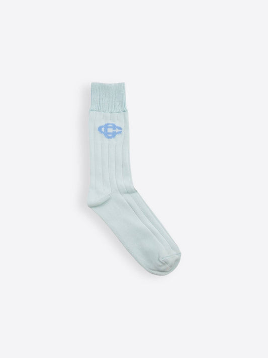 Casablanca Light Blue Dress Socks