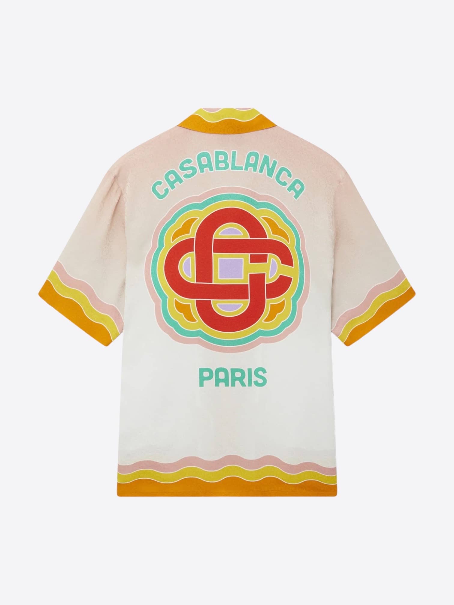 Casablanca Rainbow Monogram Silk Shirt SS23