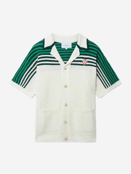 Casablanca Tennis Crochet Shirt SS23