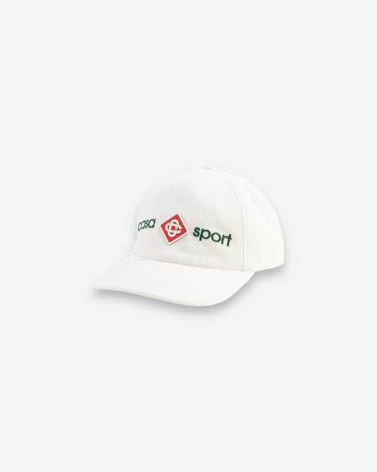 Casablanca White Casa Sport Logo Cap