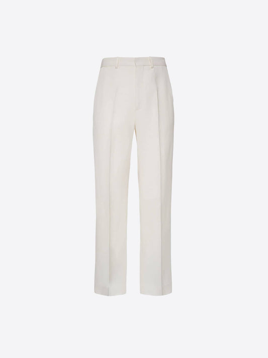 Wool Tailoring Slim Leg Trousers