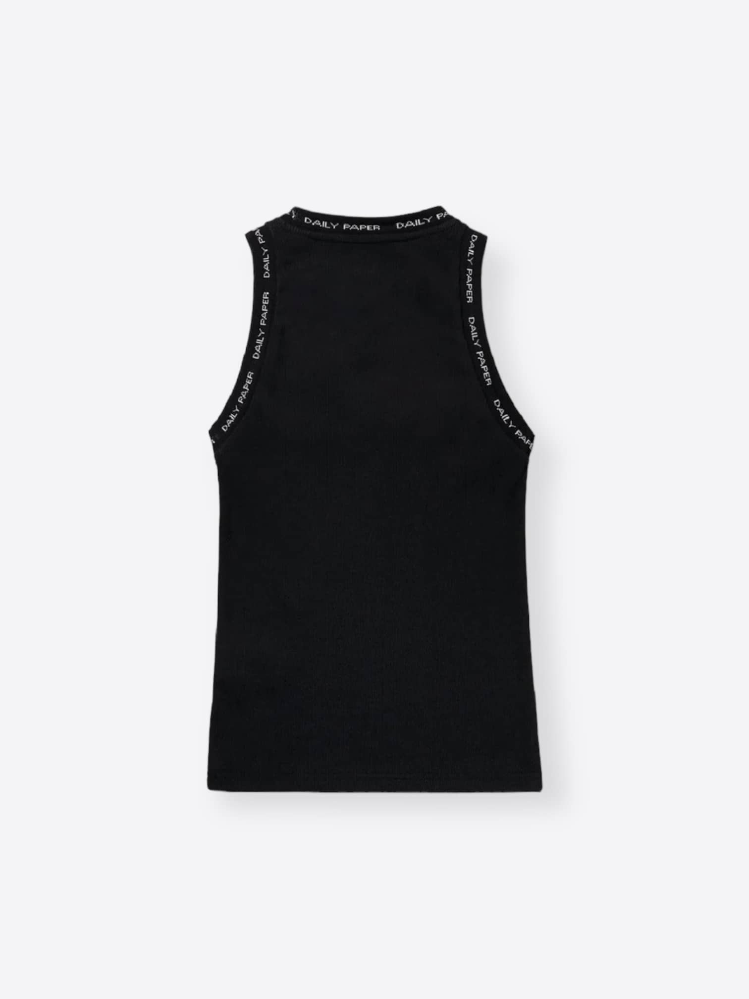 Black Erib Tank Top