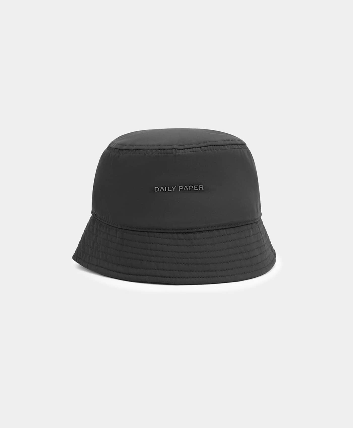 Daily Paper Black Nylon Bucket Hat