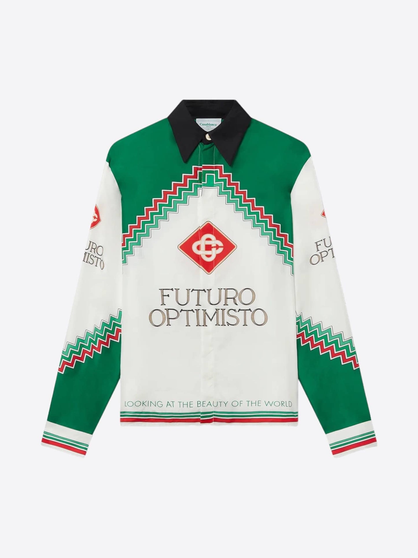 Futuro Optimisto Silk Shirt 