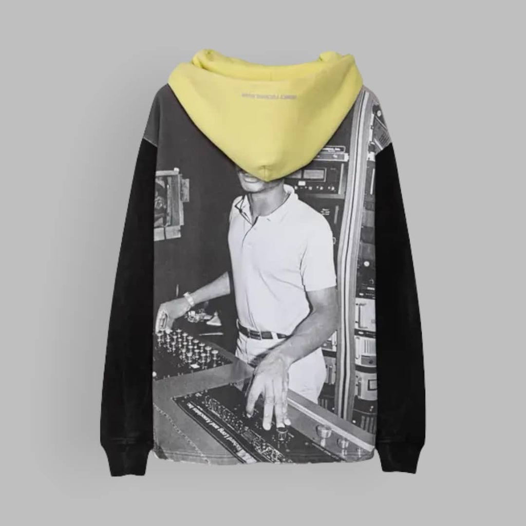 Honey Fucking Dijon Colour-Block Hoodie