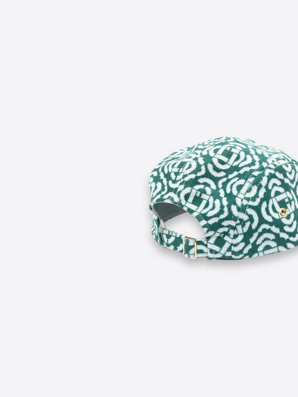 Casablanca Logo Jacquard Paneled Cap