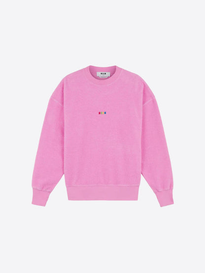 sudadera con micrologo arcoíris