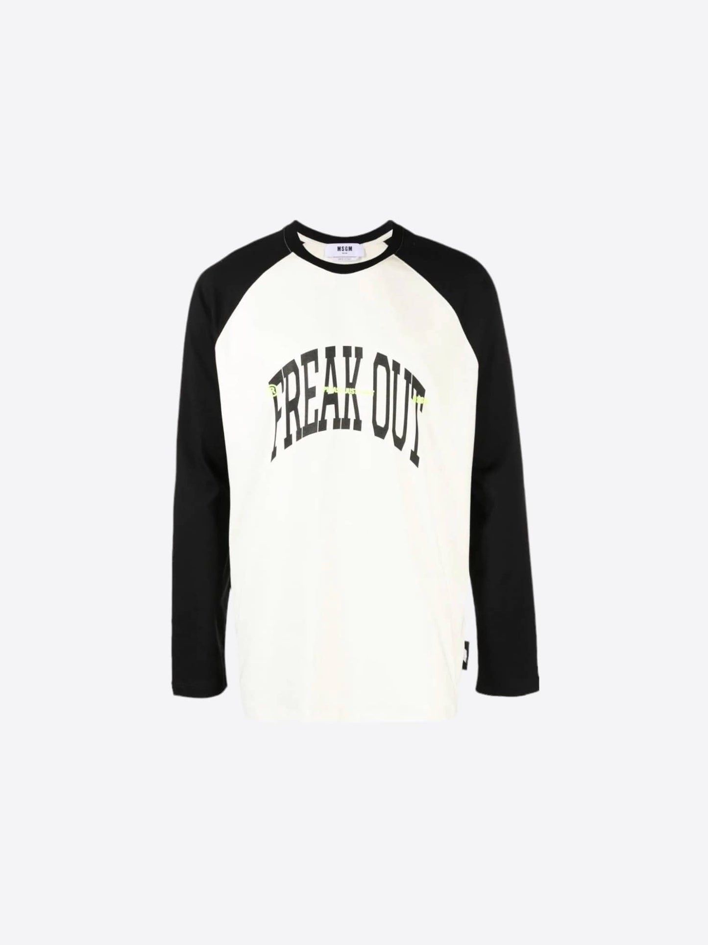 "Freak Out” Two-Tone Long-Sleeved T-Shirt