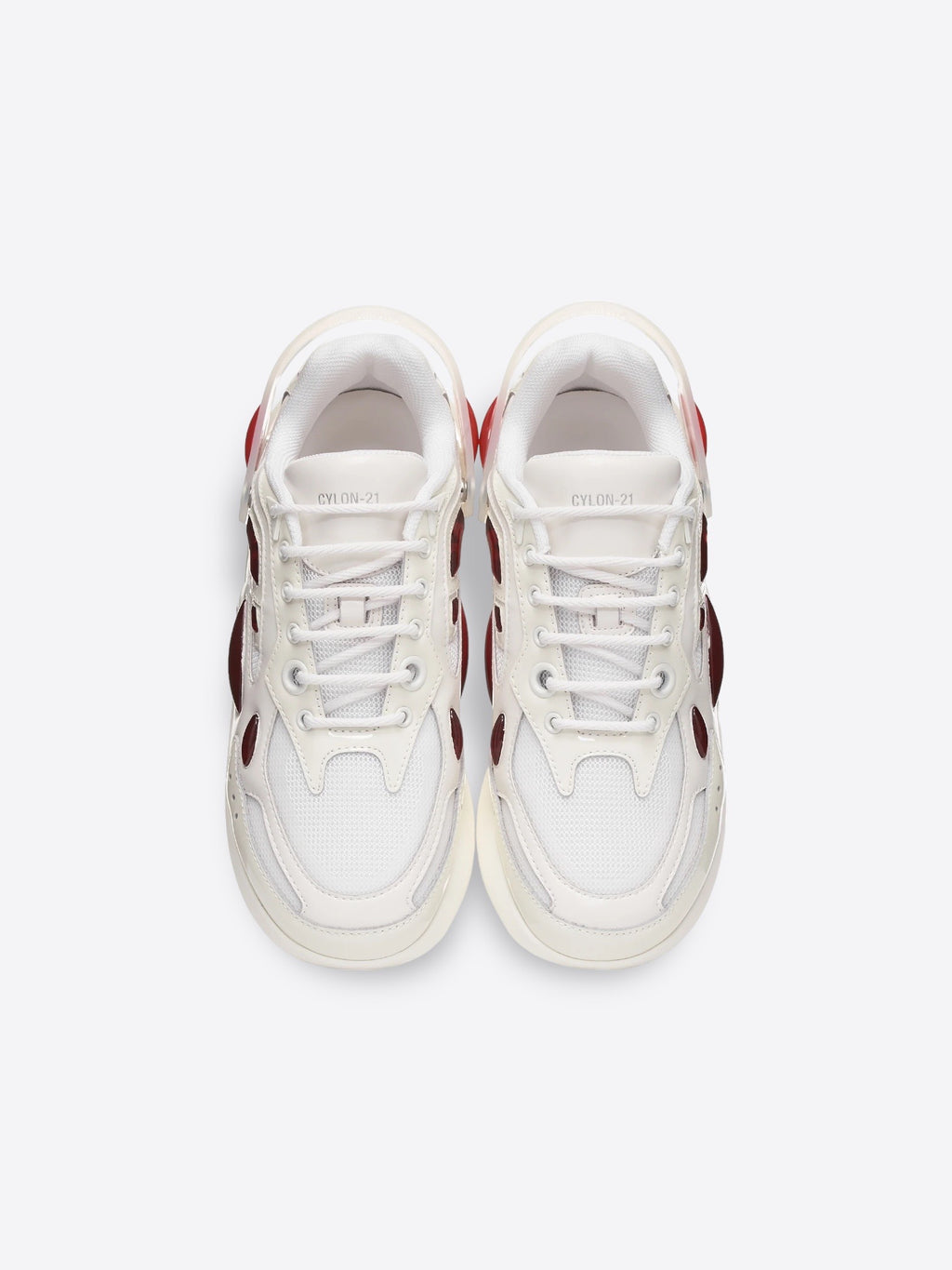 Raf Simons Cyclon-21 Sneakers SS23 Red Off-white
