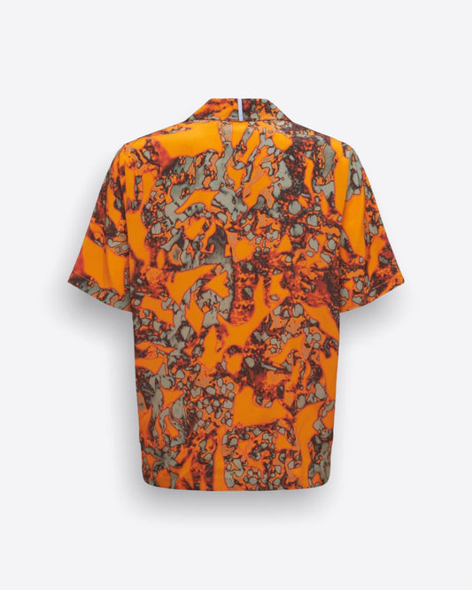 Camisa con estampado de estrías