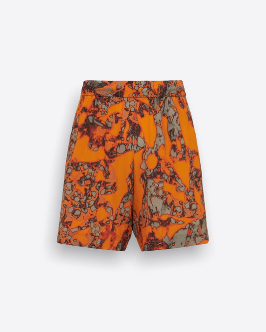 Shorts con estampado de estrías