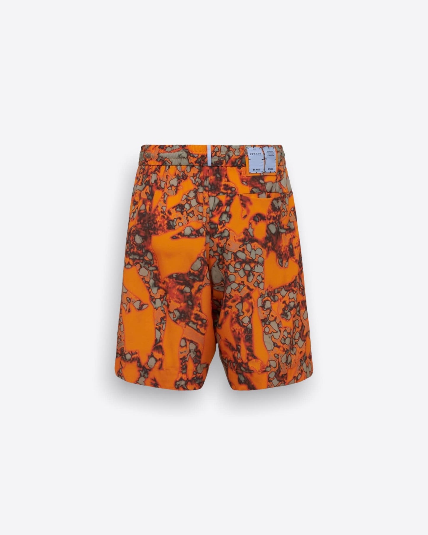 Shorts con estampado de estrías