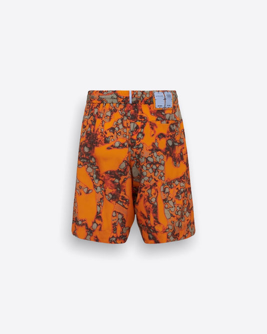 Shorts con estampado de estrías