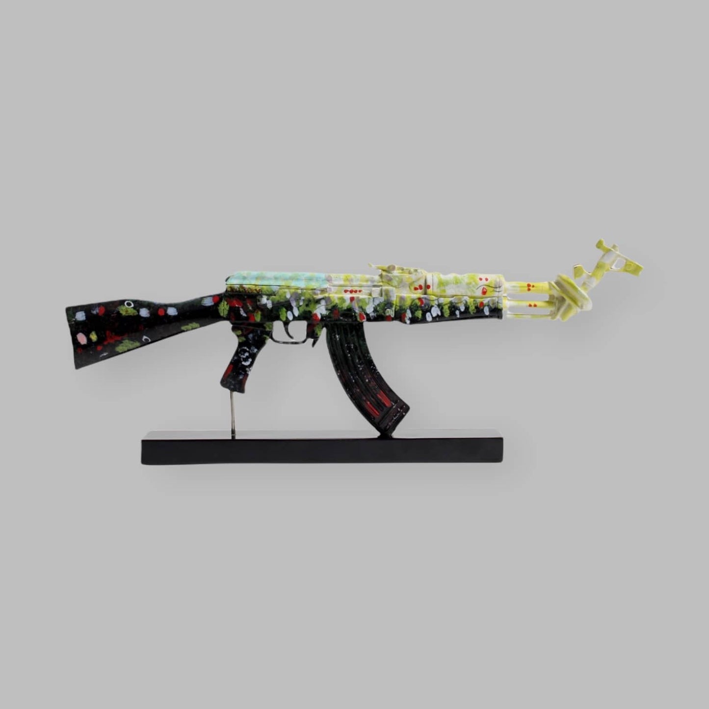 Art Against War Flowers Amex AK-47