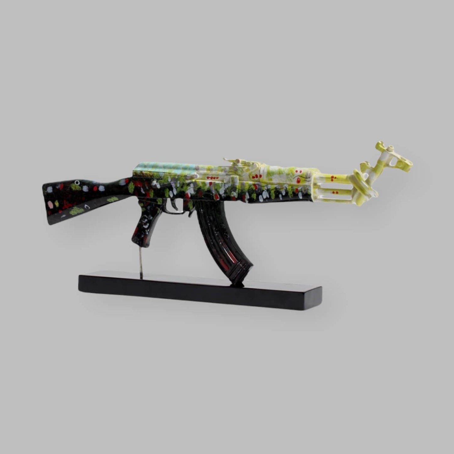 Art Against War Flowers Amex AK-47